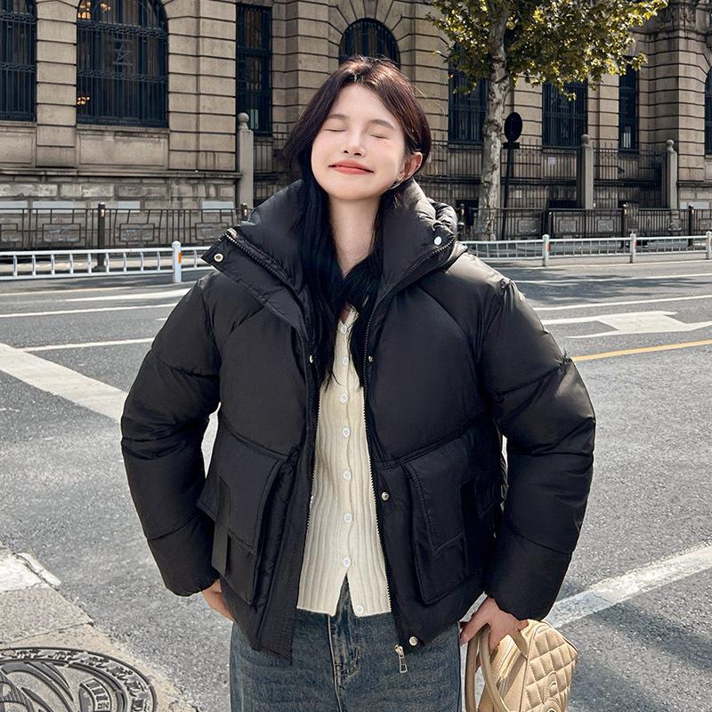Short down cotton jacket women's 2025 new fashion cotton jacket, versatile warm winter clothes, slimming jacket, padded jacket