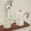Espressokoker Moka Pot Manuell Kaffekvernsett Kaffekanne Vintage Trehåndtak Kaffekjele Utendørs Camping Kaffeutstyr