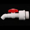 45 Degree UPVC Ton Barrel Replacement Outlet Tap for Oil Water 25mm Outlet