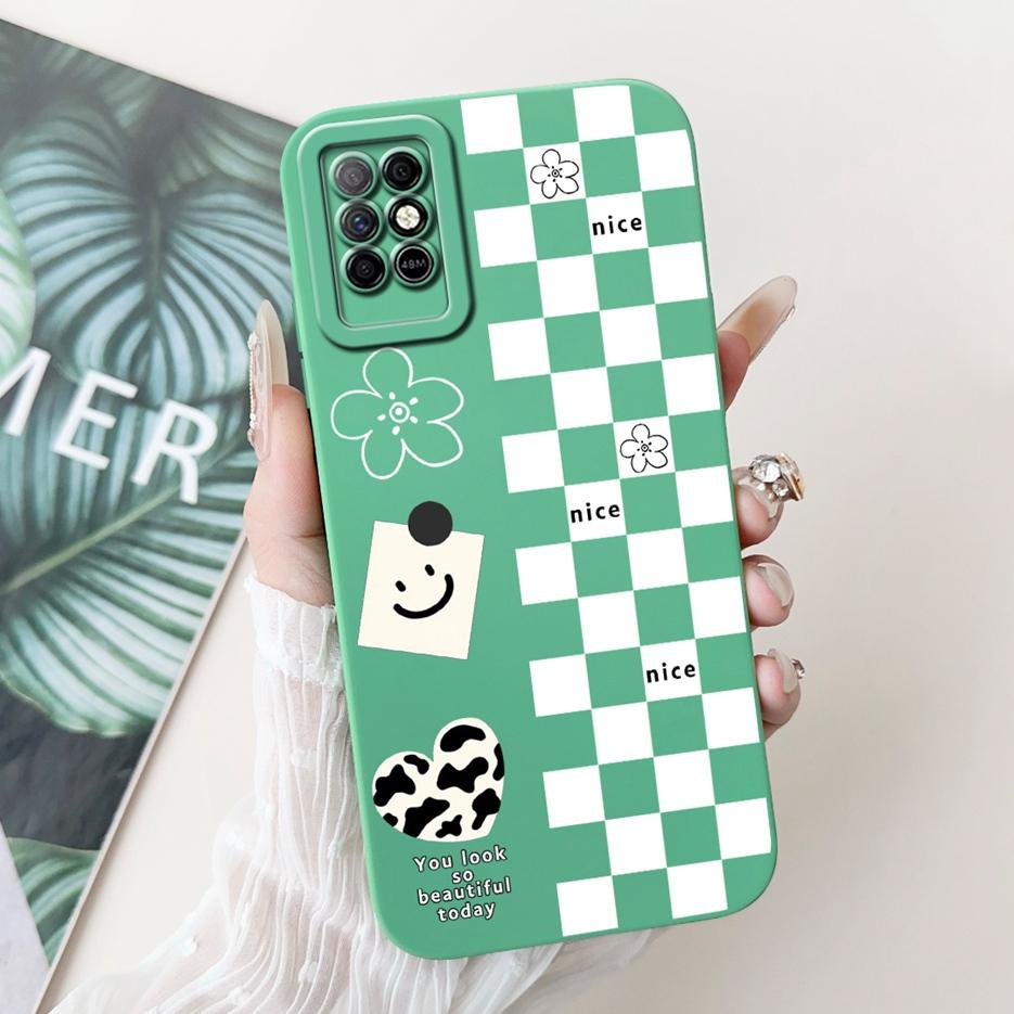 Für Infinix Note 8i Hülle X683 X683B Luxus Kunst Bemalte Abdeckung Weiche TPU Handyhülle Für Infinix Note 8 X692 Note8 Note8i Rückseite