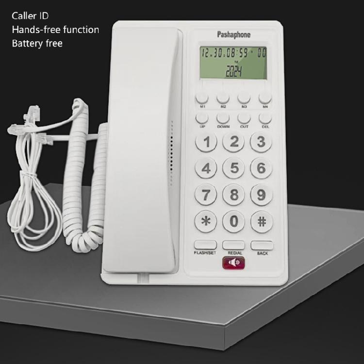 Corded Landline Phone Fixed Telephone for Hotel Room, Office Use With Caller Display, MultipleLine Connection