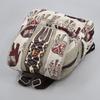 Vintage Ethnic Style Bohemian Handmade Bag Woven Backpack Women's Canvas All-in-one Printed Backpack