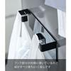 Yamazaki Magnetic Plastic Bag Hanger, Black, Approx. W22 X D4 X H7cm, Tower, for Sorting Trash, Plastic Bag Hanger, 4905