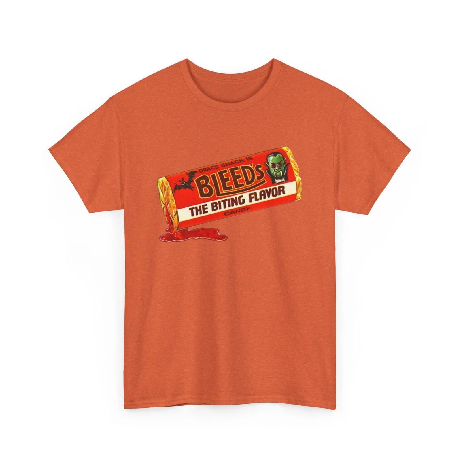 

Wacky Packages Bleed s Candy Collectible Printed T shirt Funny Reed s Parody L