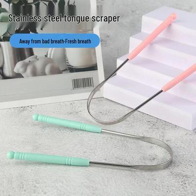 Stainless Steel U-shaped Tongue Scraper and Cleaner