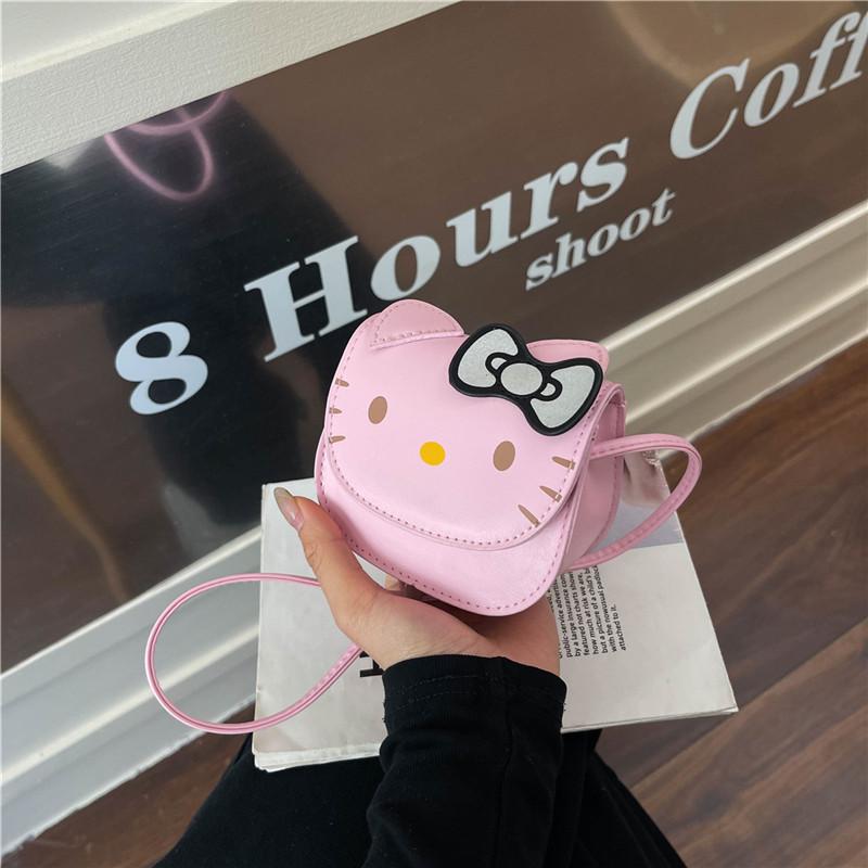 Hello Lovely Kitty Fashion 2025 Single Shoulder Crossbody Bag & Women's Cartoon Mini Coin Purse