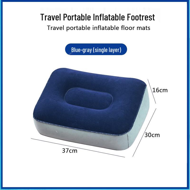 Two-Layer Portable Inflatable Footrest Mat for Yoga & Travel