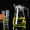 1pc Plastic Teapot, Transparent Curling Pot with Lid and Handle, Heat-resistant and BPA Free Teapot, Suitable for Juice, Milk,