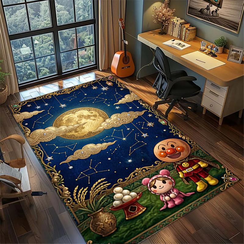 

Large Non Slip Rug Bread Superman Washable Floor Mat Carpet Bedroom Gamer Room Home Decor 60x90cm