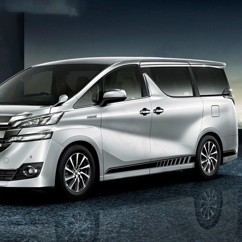 Toyota Alphard Side Skirt Decal - Personalized Car Scratch Decoration