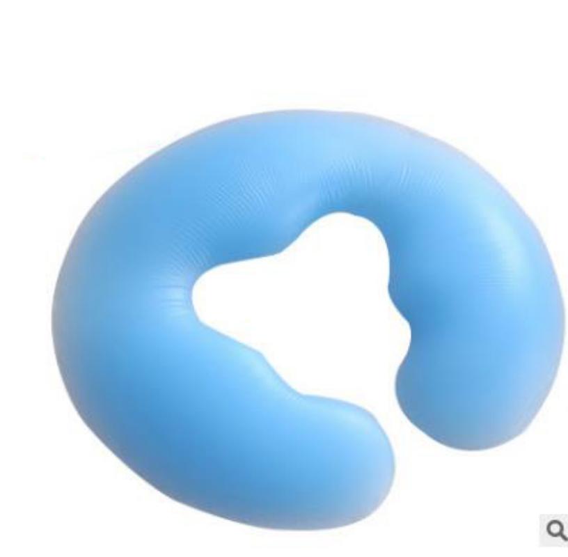 

1 шт. U-образная подушка, гелевая подушечка для спа, подставка для лица, массаж тела, подушечка-колыбель, мягкая салонная подушка, косметический уход синий