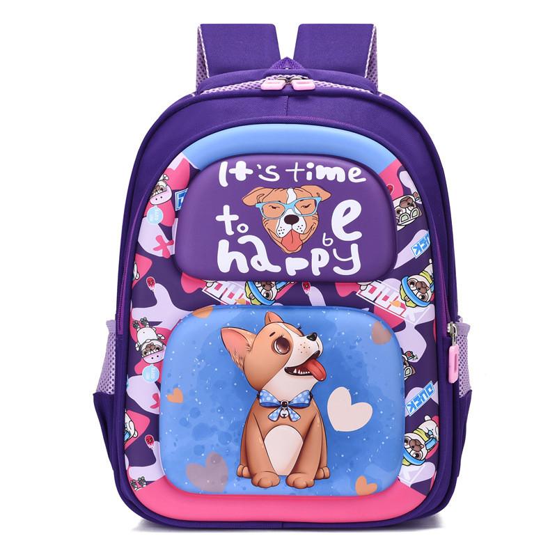 High-quality Oxford Fabric Kids Backpack Featuring Cute Animal Designs For School