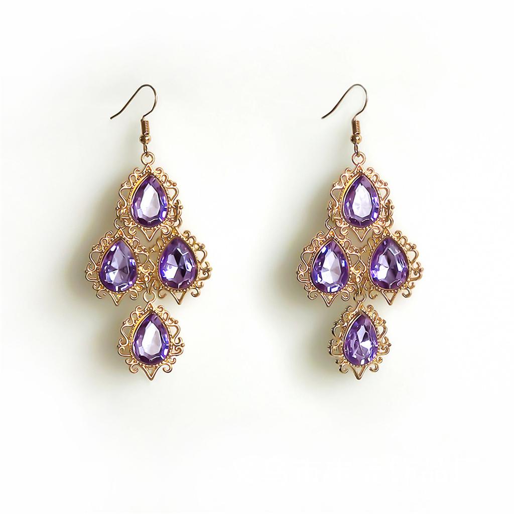Pair of Beautiful Multicolor Dangle Earrings Drop Designs Elegant Comfortable for Women Daily Wear