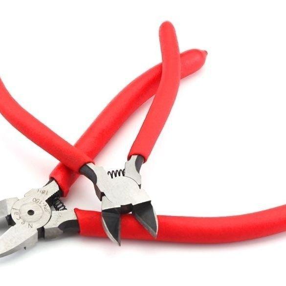 6-Inch Diagonal Pliers & Wire Strippers Set: Side-Cut Electrician Pliers & 5-Inch Mini Sprue Cutters