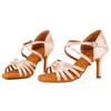 Women's Latin Dance Shoes Ballroom Dance Shoes Silk Satin Salsa Shoes