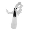 Halloween Inflatable White   with Colorful LED Light IP44 Waterproof Halloween Blow Up Yard Decoration for Outdoor Garden Lawn