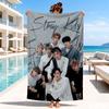K-pop Group Stray Beach Towel, Microfiber Beach Towel, Perfect For Pool, Beach, Travel, Home Decor Beach Party Fan Gifts