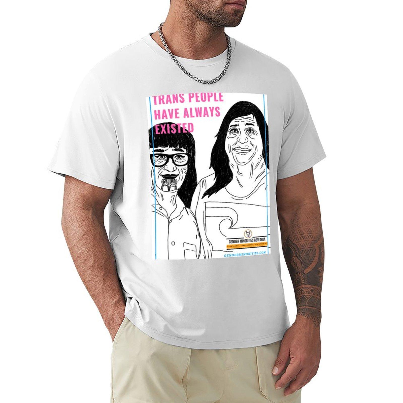 Trans People Have Always Existed TShirt luxury designer vintage t shirts Tshirt men S