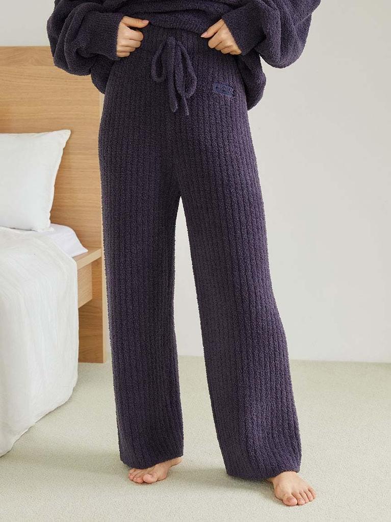 Gelato Pique Basic Powder Pullover and Long Pants Set NVY (PWNT245352) Women's