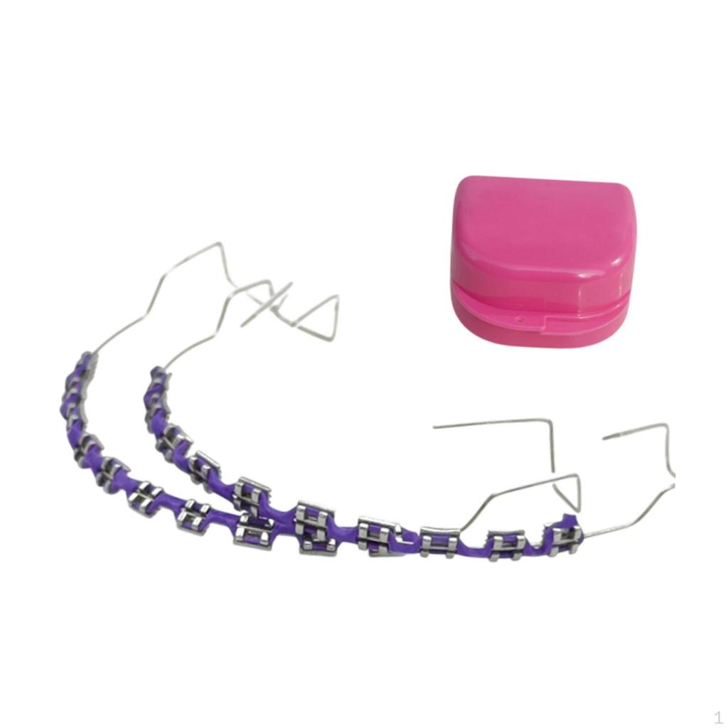 Temporäre Zahndekoration DIY Farbige Zahnspangenkette für Jugendliche Kinder