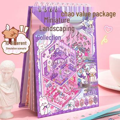 3D Landscape Miniature Scene Stickers - DIY Puzzle & Decompression Toy