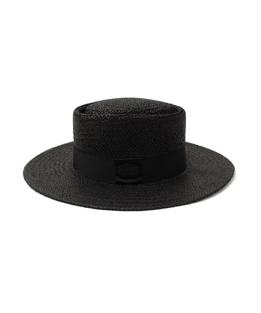 Yunibeosyeolkemiseuteuli Home Black Flat Fedora Summer Fedora