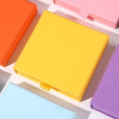 Creative Solid Color Thick Paper Drawer Jewelry Packaging Box Greeting Card Necklace Bracelet Gift Package Paper Box