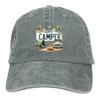 Happy Camper Baseball Cap Unisex Hats Women Visor Protection Snapback Camper Camping Caps