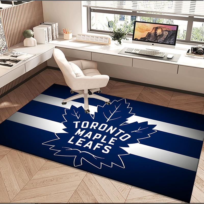 Maple Leafs Area Rug Suitable for Indoor And Outdoor,Carpets for Playroom, Homes, Offices, Living Rooms,Home Decor,Christmas Fan Gift