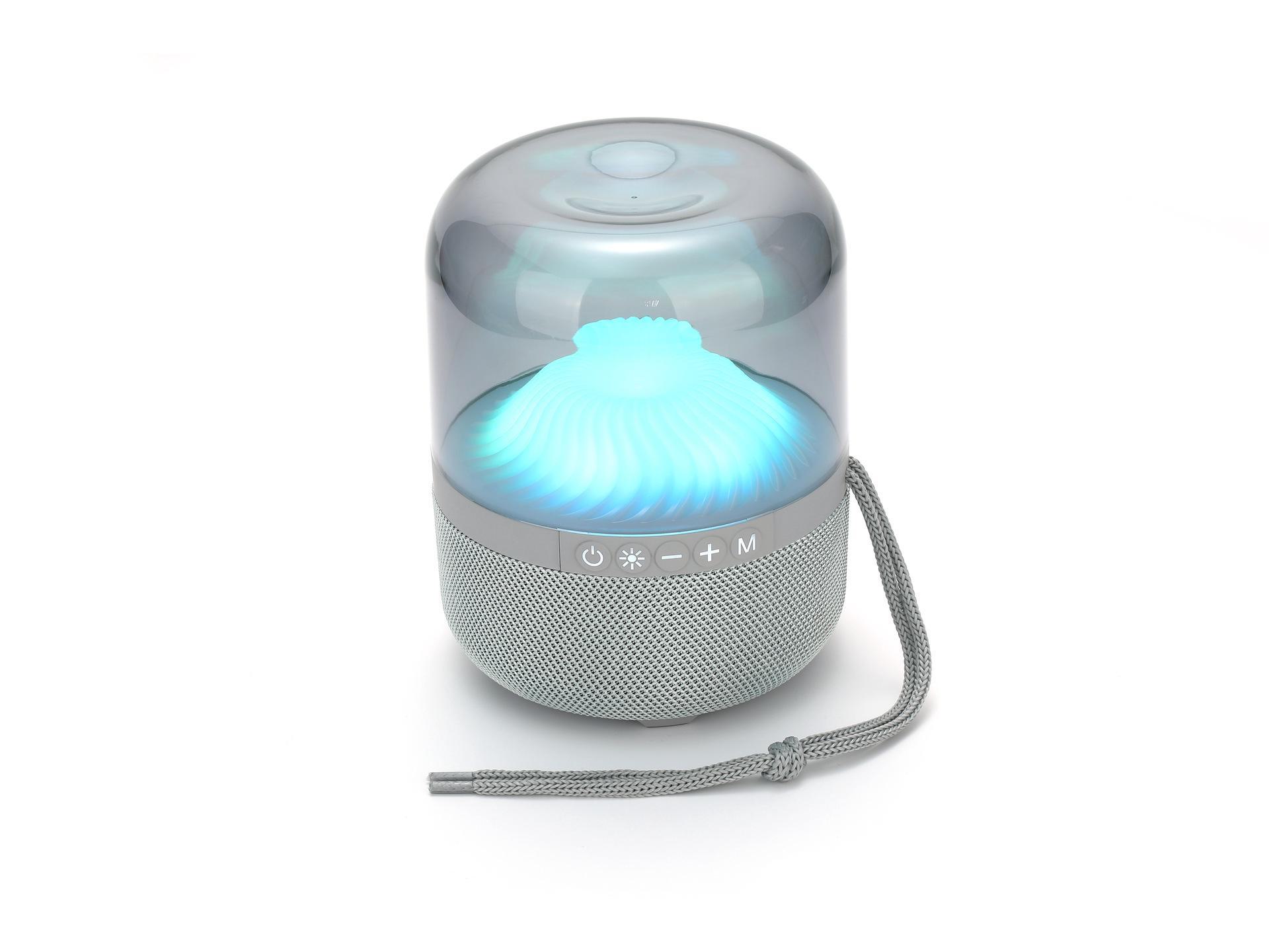 

Bluetooth-динамик TG325 со светодиодной подсветкой — водонепроницаемый уличный сабвуфер и креативный подарок серебряный серый