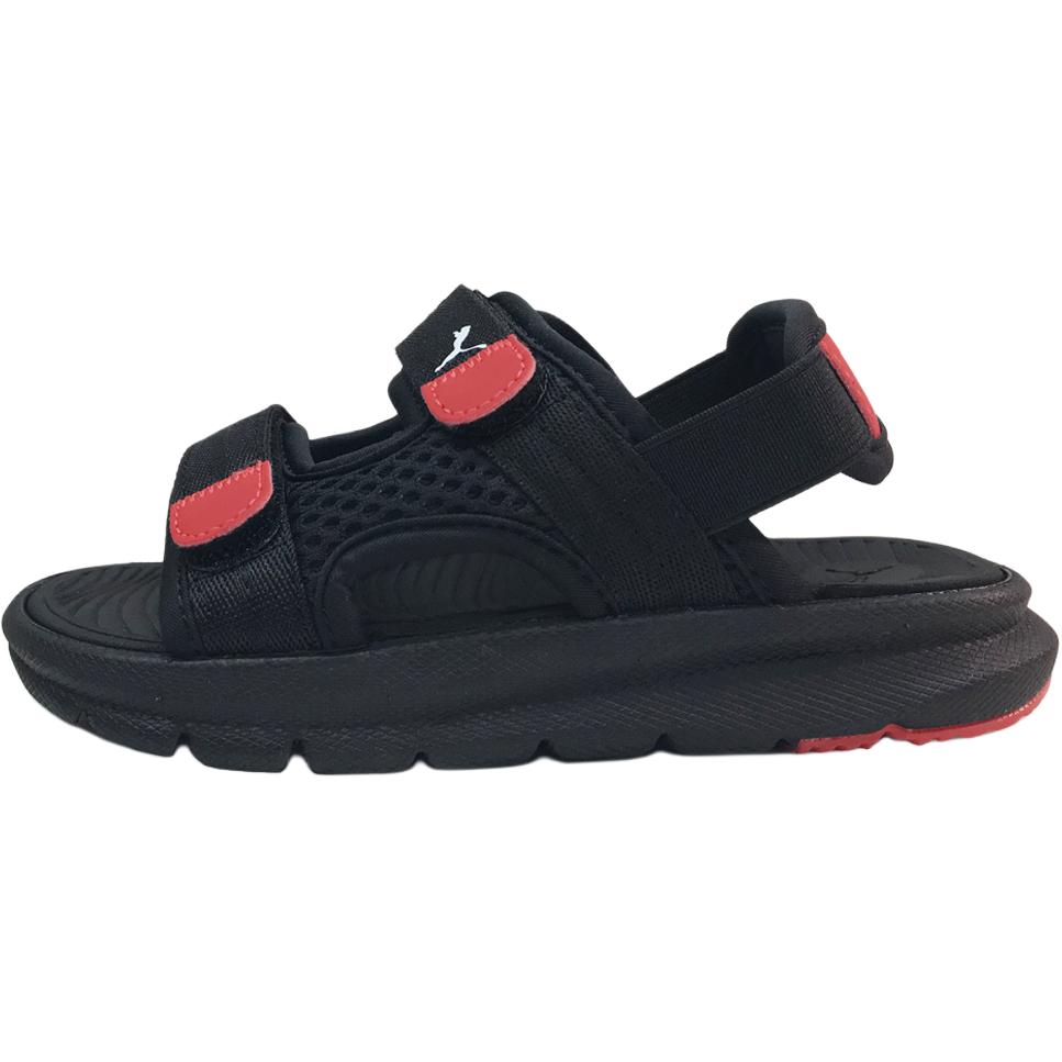Puma Evolve Sandal Little Kid Black Red Kids Sneakers White For-All-Time-Red 389147-01
