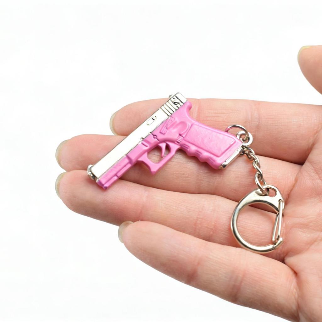 PUBG Winner Winner Chicken Dinner P18C Rose Red Alloy Keychain Pendant