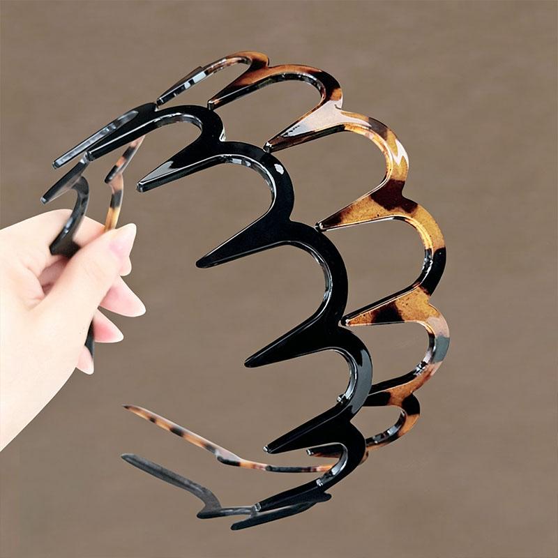 Elegante Zähne Rutschfester Haarkamm Haarband Für Damen Mädchen Süßes Haarschmuck Einfaches Haarband Haarreif Mode Haaraccessoires
