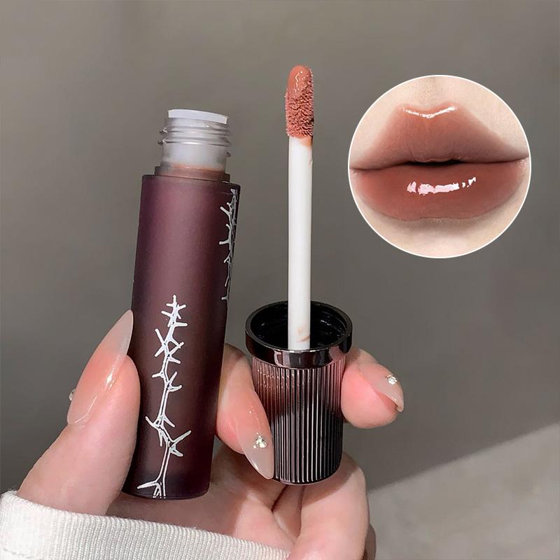 Secret Language of Thorns Lip Glaze Matte Matte Velvet Long-lasting Rich Makeup Lipstick Lip Mud