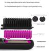 Wireless LCD Straightening Comb with Negative Ion Technology - Dual Use for Straightening & Curling
