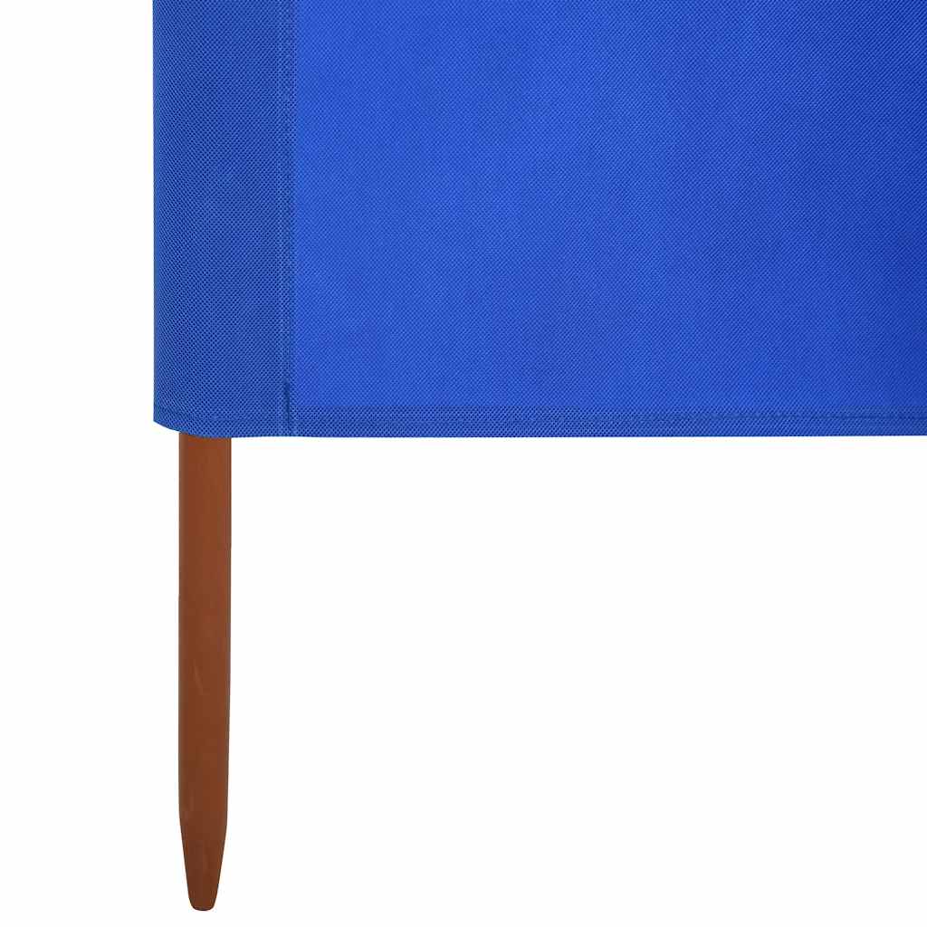 3 Piece Windscreen Mesh 400 x 120 cm Azure Blue