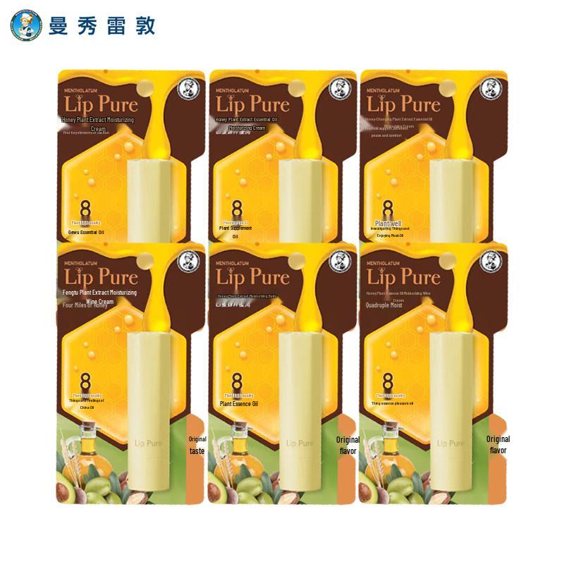 

Mentholatum Original Honey Botanical Essence Lip Balm, 6-Pack