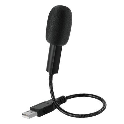 Pin Microphone USB Direct Plug Direct Plug Microphone Cover Included PC Microphone Omnidirectional Flexible Arm Lightweight Compact Small Microphone