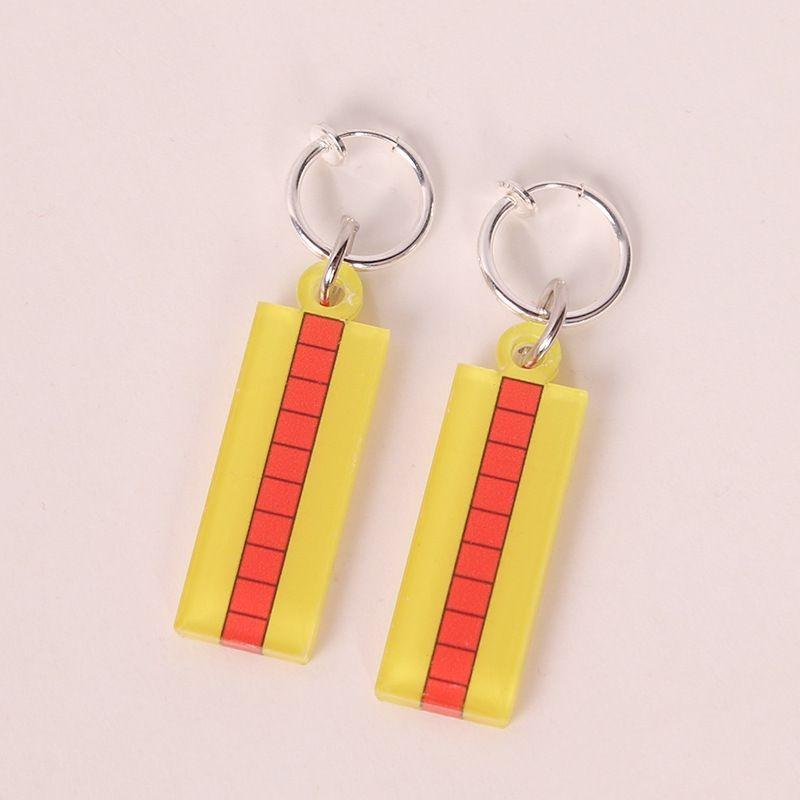 Tokyo Anime Avengers Peripheral Stud Earrings Cosplay Fashion Keychain Props