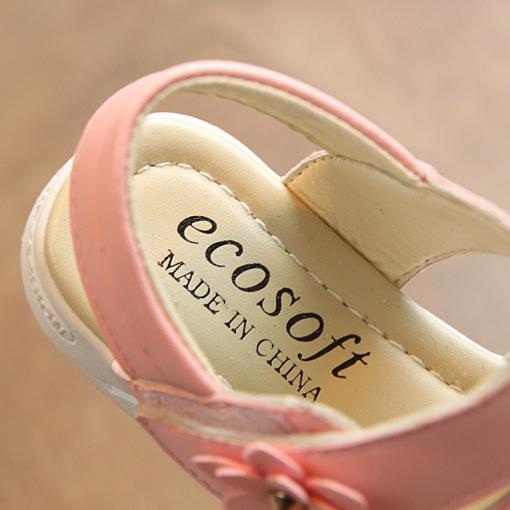 2025 Summer New Girls Sandals Flower Princess Rome Shoes