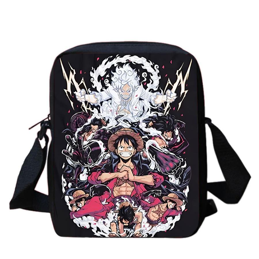 One Piece Crossbody Bag, Lightweight Adjustable Casual Shoulder Bag for Boys and Girls Age 6-10, Unisex Kids School Sling Bag