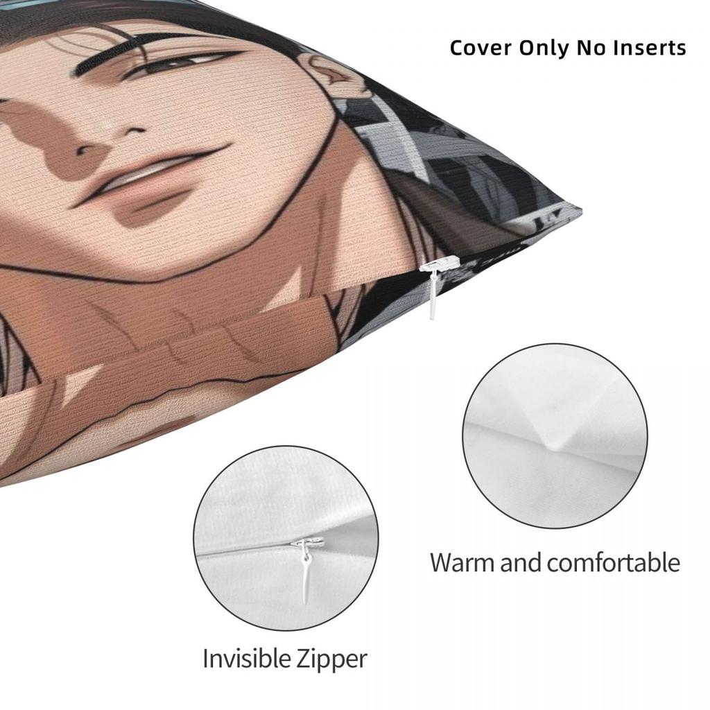 Joo Jaekyung Anime Pillowcase Merch Soft Cushion Cover Throw Pillow Cover Home Decorations Zipper Multiple Sizes