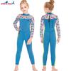 2.5MM Children's Diving Suit One-piece Long-sleeved Warm Girls 'Sunscreen Snorkeling Surfing Swimsuit