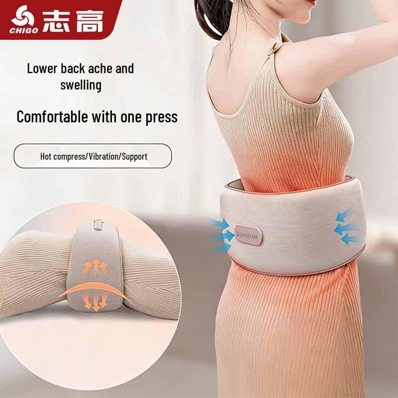 CHIGO Wireless Lumbar Massager with Heat & Vibration