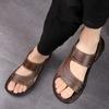 Sandali Estivi Primaverili Sandali Outdoor Casual Fondo Spesso Antiscivolo Scarpe da Spiaggia Sandali Ciabatte Uomo Doppio Uso