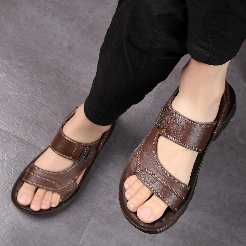 Sandali Estivi Primaverili Sandali Outdoor Casual Fondo Spesso Antiscivolo Scarpe da Spiaggia Sandali Ciabatte Uomo Doppio Uso