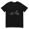 Heartbeat Cat Lover Animal Silhouette Cute Cat Tshirt