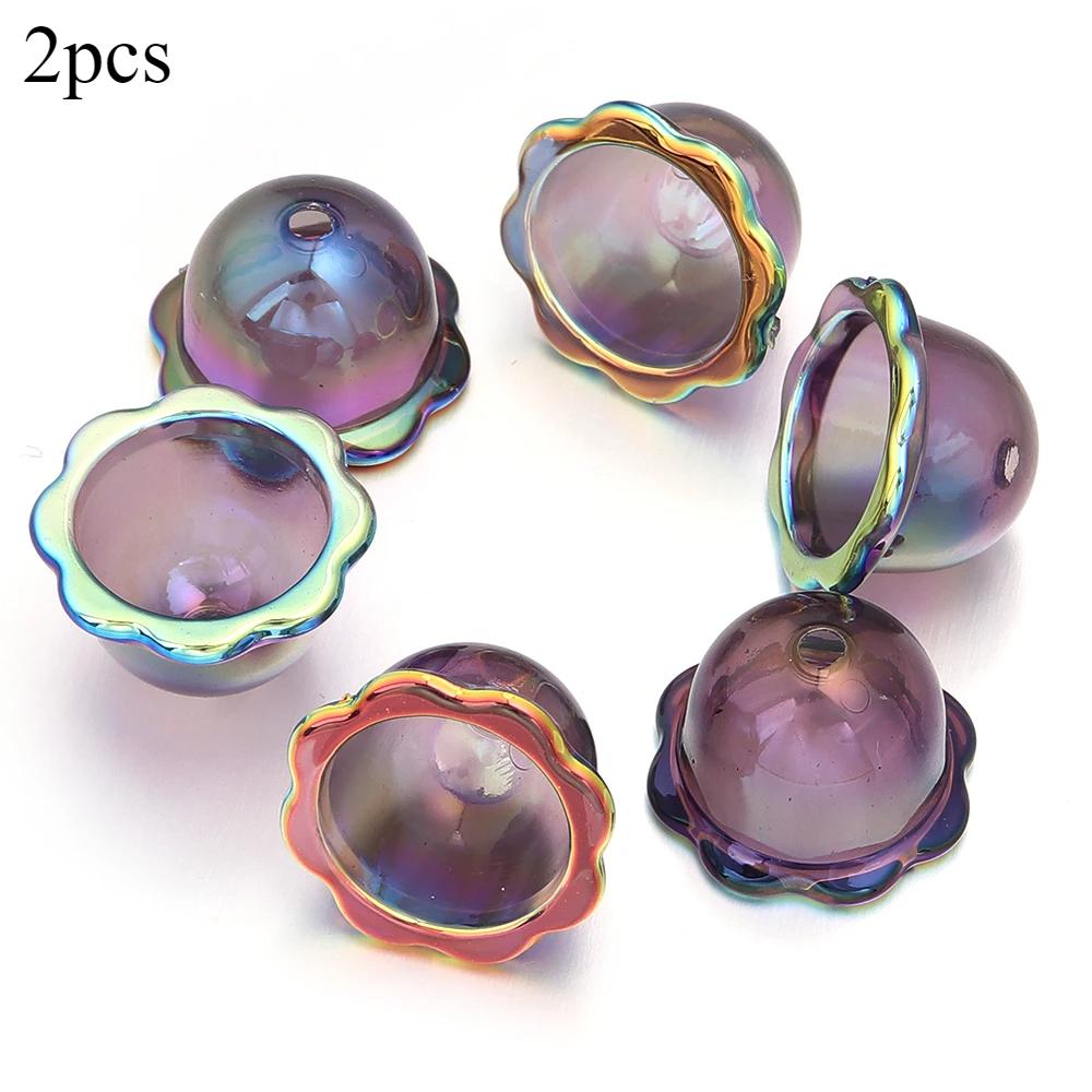 Glitter Wind Bell Spacer Jellyfish Beads Ornament DIY Decoration Phone Chain Ornament Making Accessories Handmade Crafts