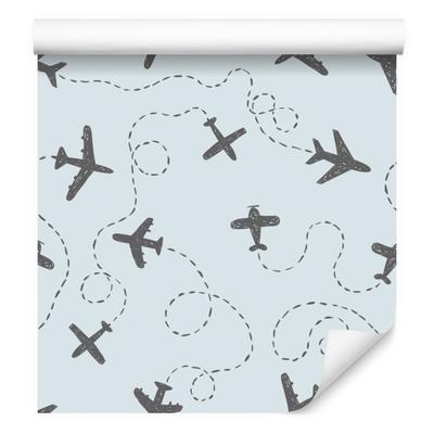 Airplane Wallpaper with Patterns for Living Room and Bedroom 50x1000