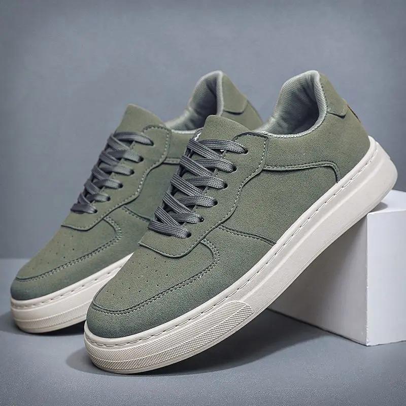

Men s Casual Shoes With Laces Spring Autumn Male Shoe Low-Top Flat Common Designer Luxury High Quality Fashion Leisure Sneakers 39